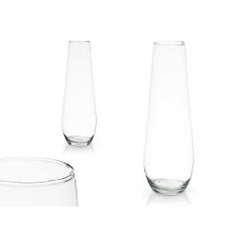 Jarrón de Cristal Base Abombada 50 cm - Giftdecor Jarrón de Cristal Base Abombada 50 cm - Giftdecor