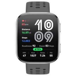 Amazfit W2435EU3N Reloj Inteligente 5 cm (1.97") AMOLED Pantalla Táctil Plata GPS