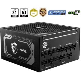 MSI MAG A1250GL PCIE5 Fuente de Alimentación 1250W ATX 3.1 80 PLUS Gold Totalmente Modular Negro Precio: 184.89000013. SKU: B1JL8W9WAE