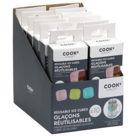 Cook Concept Juego 10 Cubitos Hielo Reutilizable Cocktail Lounge Refrescan Sin Diluir Bebidas