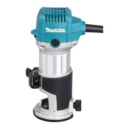 Makita RT0702CX2J Multifunktionsfräse, 34000 RPM, 710W, Velocidad Ajustable