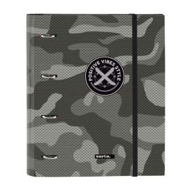 Carpeta de anillas Safta Stone Negro 27 x 32 x 3.5 cm Precio: 7.49999987. SKU: B1ABNQF64D