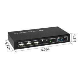 MicroConnect HDMI & USB KVM Switch 2 ports