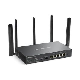 TP-Link Omada ER706W-4G Router Inalámbrico Gigabit Ethernet Doble Banda Wi-Fi 6 (2.4 GHz / 5 GHz) con 4G Negro