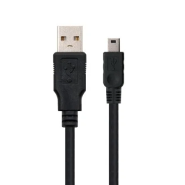 Nano Cable 10.01.0400 Cable USB 2.0 Macho - Mini USB Macho Negro 50cm