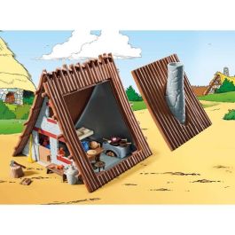 Playmobil 71828 Astérix: La Casa de Astérix, Set Cabaña Desmontable con Figuras (Astérix, Panorámix) y Accesorios, Edad +5 años