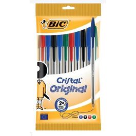 Bic Bolígrafo Original Original Colores Surtidos Azul, Rojo, Verde Y Negro Pack 10 Ud Precio: 4.94999989. SKU: B1AL8ZYTTV