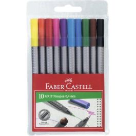 Faber Castell Rotuladores Grip Finepen 0.4 mm, Estuche de 10 Colores Surtidos, Punta Fina, Diseño Ergonómico Precio: 3.69000027. SKU: B1B4NVD53T