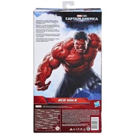 Marvel Studios Capitán América Brave New World Titan Hero Series, figura de lujo de Red Hulk