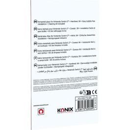 Konix Protector de Pantalla de Vidrio Templado para Nintendo Switch 2, Anti-burbujas, Anti-arañazos, Dureza 9H, 100% Transparente