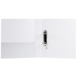 Carpeta Canguro 2 Anillas Mixtas 40 mm Liderpapel A4 Plastico Blanca