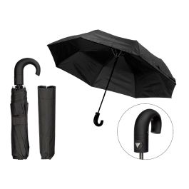 Paraguas Plegable Automático Negro Arte Regal - 58 cm, 8 Varillas Fibra de Vidrio (16 Unidades) Precio: 94.50000054. SKU: B1DTA7B3MK