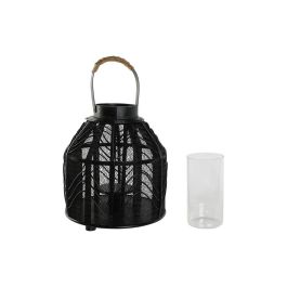 Portavela Colonial DKD Home Decor Negro 26.5 x 28 x 26.5 cm