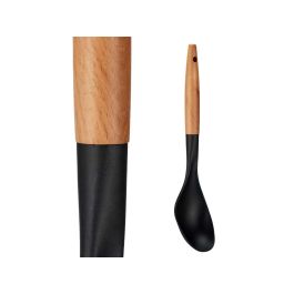 Cuchara de Cocina Kinvara Mango Madera 33.5x33.5x3.5 cm - Natural/Negro (12 Unidades) Cuchara de Cocina Kinvara Mango Madera 33.5x33.5x3.5 cm - Natural/Negro (12 Unidades)