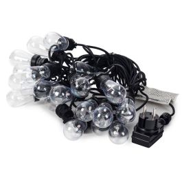 Party Lighting Guirnalda Vintage 20 LEDs Luz Cálida IP44 12.5m para Interior/Exterior Party Lighting Guirnalda Vintage 20 LEDs Luz Cálida IP44 12.5m para Interior/Exterior