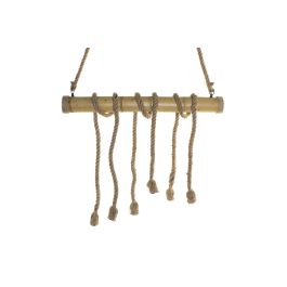 DKD Home Decor Lámpara Techo Balines Bambú Cuerda Metal Marrón Claro 10 x 60 x 80 cm (2 Unidades) 6 Bombillas Precio: 107.69. SKU: B1FQM6M5R9