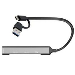 I-tec Hub Multipuerto USB-C/USB-A con 4 Puertos (1x USB-C + 3x USB 2.0) hasta 5 Gbit/s Metálico Plata Precio: 15.94999978. SKU: B19J7NQD3B