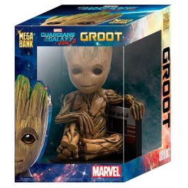 SEMIC STUDIO Hucha Figura Baby Groot Cassette Guardianes de la Galaxia 2 Marvel 17cm PVC
