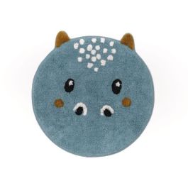 Today TOD3574641306816 Juego de Cama Infantil con Cojín y Alfombra de Mechones - 140x200 cm - 100% Algodón