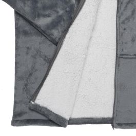 Home Deco Factory Sudadera con Bolsillo y Capucha Sweat Plaid, Ultra Suave, Confortable y Caliente, Talla Única, 118x85 cm