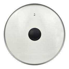 San Ignacio Cacerola Baja Experto de Aluminio Prensado con Tapa de Cristal, Antiadherente, Inducción, Ø28x8 cm