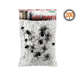 Telaraña Decoración Halloween Blanca 200 gramos con Arañas Negras, Perfecta para Crear Ambientes Terroríficos en Fiestas Precio: 1.9499997. SKU: S1130605