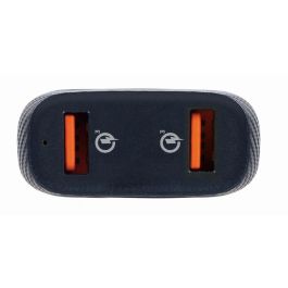 Cargador de Pared GEMBIRD TA-U2QC3-CAR-01 Negro Cargador de Pared GEMBIRD TA-U2QC3-CAR-01 Negro