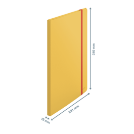 Carpeta Fundas Cosy Mobile Plus Amarillo Leitz 46700019