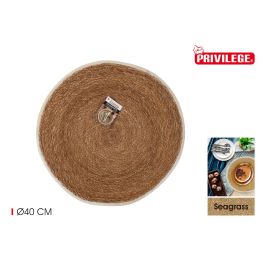 Salvamantel Seagrass Red con Ribete 40 cm - Privilege (36 Unidades) Precio: 61.94999987. SKU: B1EXYDVHLS