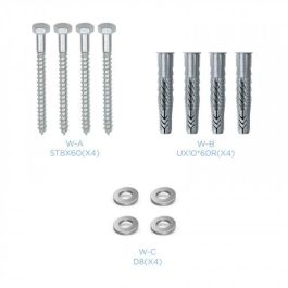 Tooq Soporte de Techo para TV LPCE1170TSLI para Pantallas de 37 a 70 Pulgadas, Carga 50 kg, VESA 600x400, Inclinación y Rotación Ajustables