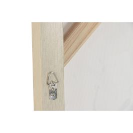 DKD Home Decor Cuadro Oriental Lienzo/PS Rojo Blanco 82.5x3.5x102.5 cm (2 Unidades) Decoración Hogar Orquídea