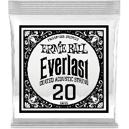 ERNIEBALL Cuerda Acústica Everlast Phosphor/Bronze 020 para Guitarra