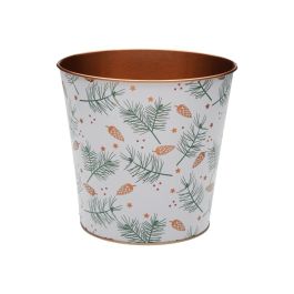 Maceta Versa Yule Metal Minimalista 17,5 x 16,5 x 17,5 cm