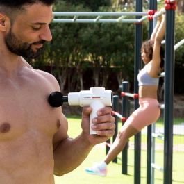Pistola de Masaje Muscular con Frío y Calor Hokgun InnovaGoods Pistola de Masaje Muscular con Frío y Calor Hokgun InnovaGoods