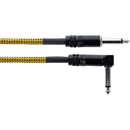 Cable De Guitarra Jack Recto/Acodado Tweed Amarillo De 5M Precio: 21.6900002. SKU: B1ASQJC88M