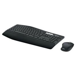 Logitech MK850 Juego de teclado y mouse inalámbricos, productividad y confort ergonómico con reposamuñecas, multidispositivo