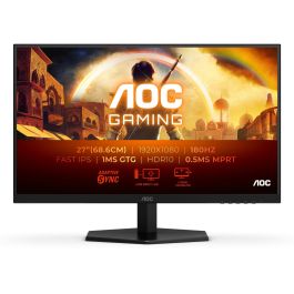 AOC 27G42E Pantalla Gamer 27" FHD IPS 180Hz 0.5ms MPRT Adaptive Sync HDMI DisplayPort
