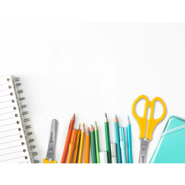 Liderpapel Tijera PS-52-D con Funda, 14 cm, Puntas Redondeadas, Acero Inoxidable, Mango Plástico, Colores Surtidos, Uso Hogar y Oficina