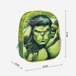 Mochila infantil 3D avengers hulk 25.0 x 31.0 x 10.0 cm