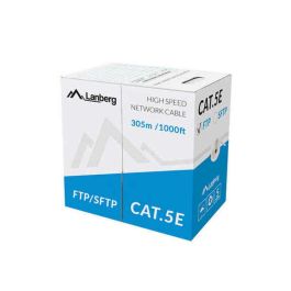 Lanberg Bobina Cable de Red FTP Cat 5e RJ45 100Mb/s 305m CCA Gris F/UTP Precio: 49.95000032. SKU: B1H2JXY883