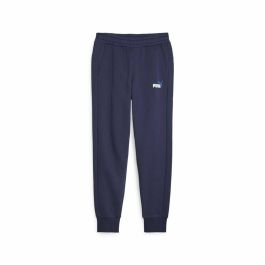 Pantalón de Chándal para Adultos Puma Ess+ 2 Col LogonT Azul marino Hombre Pantalón de Chándal para Adultos Puma Ess+ 2 Col LogonT Azul marino Hombre