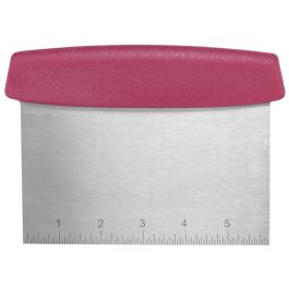 Lily Cook Rasqueta Cortador de Masa con Lámina de Acero Inoxidable y Divisiones Numéricas, 17x12 cm