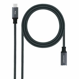 Cable USB NANOCABLE USB 3.2 GEN2x2 100W C/M-H Negro 1,5 m