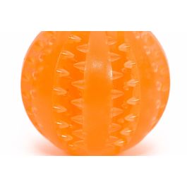 Gloria Pelota Dental TPR de 5 cm para Perros - Limpieza de Dientes, Antisarro, Dispensador de Premios y Anti Estrés Resistente