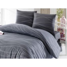 Juego de Cama ASI8681181861257 - 1 Funda Nórdica 220x240 cm + 2 Fundas de Almohada 60x60 cm - Algodón/Poliéster Gris