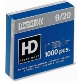 Grapas Rapid Super Strong 9/20 Mm. Galvanizadas Caja De 1000 5 unidades Precio: 38.78999971. SKU: B1AMNP35JP