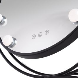 Espejo Iluminado Maquillaje LED 4200ºK 48x43Cm Negro 40.000H [SUN-KRS-430-B Espejo Iluminado Maquillaje LED 4200ºK 48x43Cm Negro 40.000H [SUN-KRS-430-B