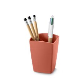 Cep Cubilete Portalápices Terra Nova Terracota 74x74x95mm Plástico PS Reciclado - 2 Compartimentos para 32 Lápices Precio: 3.50000002. SKU: B1BLWRLJ85