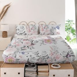 Sábana Encimera HappyFriday Delicate bouquet Multicolor Cama de 105