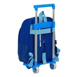 Mochila Escolar con Ruedas 705 Real Zaragoza (27 x 10 x 67 cm) Mochila Escolar con Ruedas 705 Real Zaragoza (27 x 10 x 67 cm)